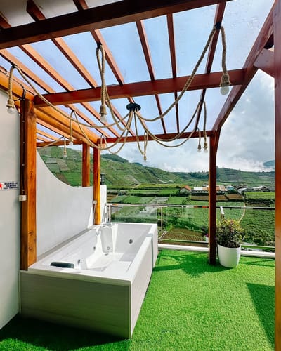 galeri Villa Jakuzi view kebun ~Arunika Villa Diamond 1