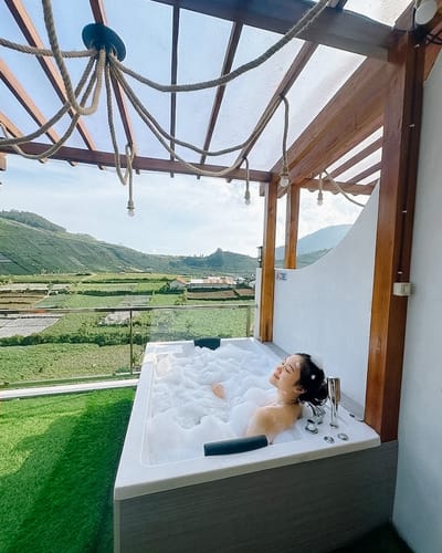 galeri Villa Jakuzi view kebun ~Arunika Villa Diamond 0