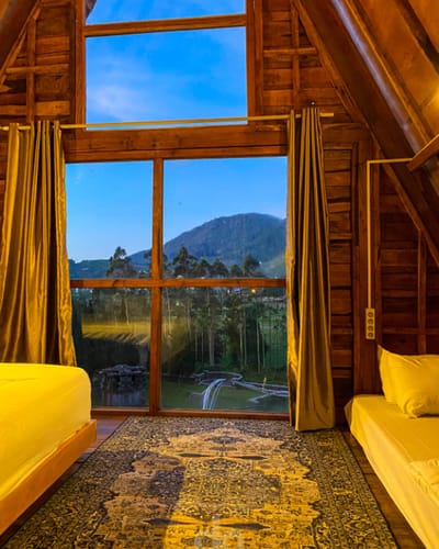 galeri Cabilion Dieng ~ Cabin 3 Bed dekat Candi Arjuna 5