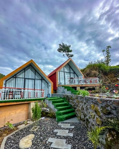 galeri Cabin Sikapuk View gunung  Dcabinet2 5