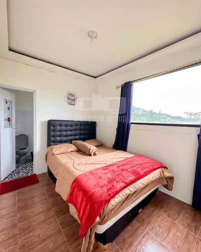 galeri Cabin Salju Dieng salju 3