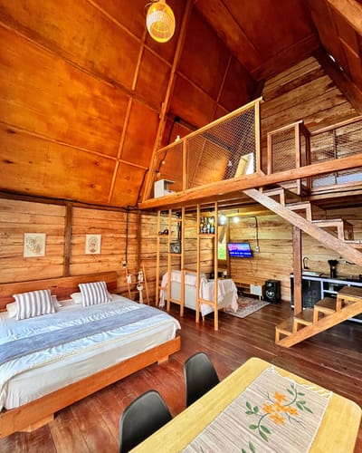 galeri Cabin 3 Bed View bukit dan ladang 5