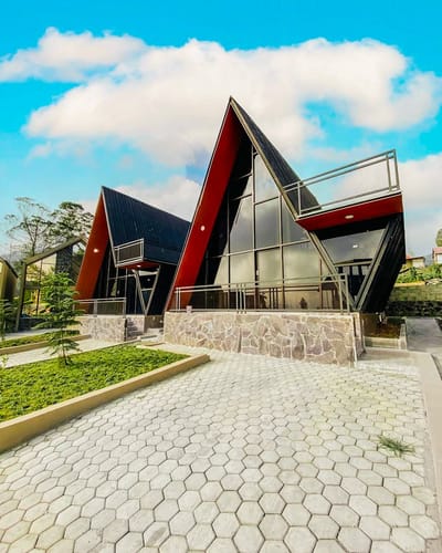 galeri Villa dieng dekat kebun teh tambi Napoleon Diamond 1