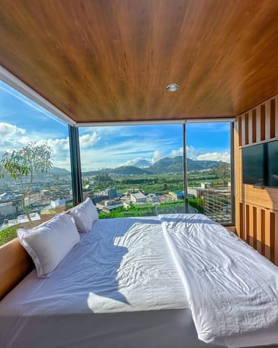 galeri Villa Dieng view lanskap + gunung Sindoro  untuk 3-5 orang 1